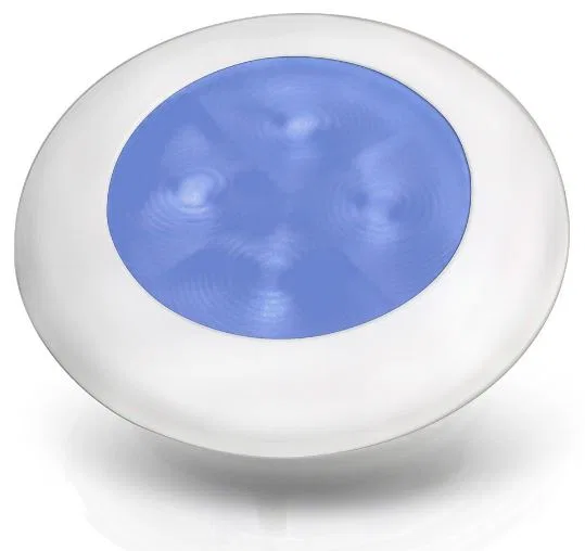 980502641 – HELLA LIGHTS Courtesy Light, Blue LED Clear Lens 0.5 Watt Power Consumption 12 Volt UV/ Shock/ Impact/ Vi...